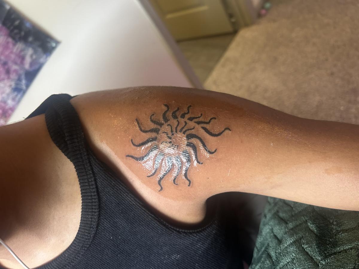 Sun tattoo
